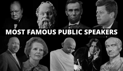 public speaker 6 letters.